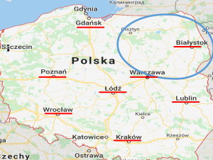 טיולים לצפון מזרח פולין 