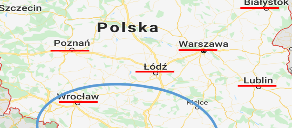 טיול לדרום ולמערב של פולין